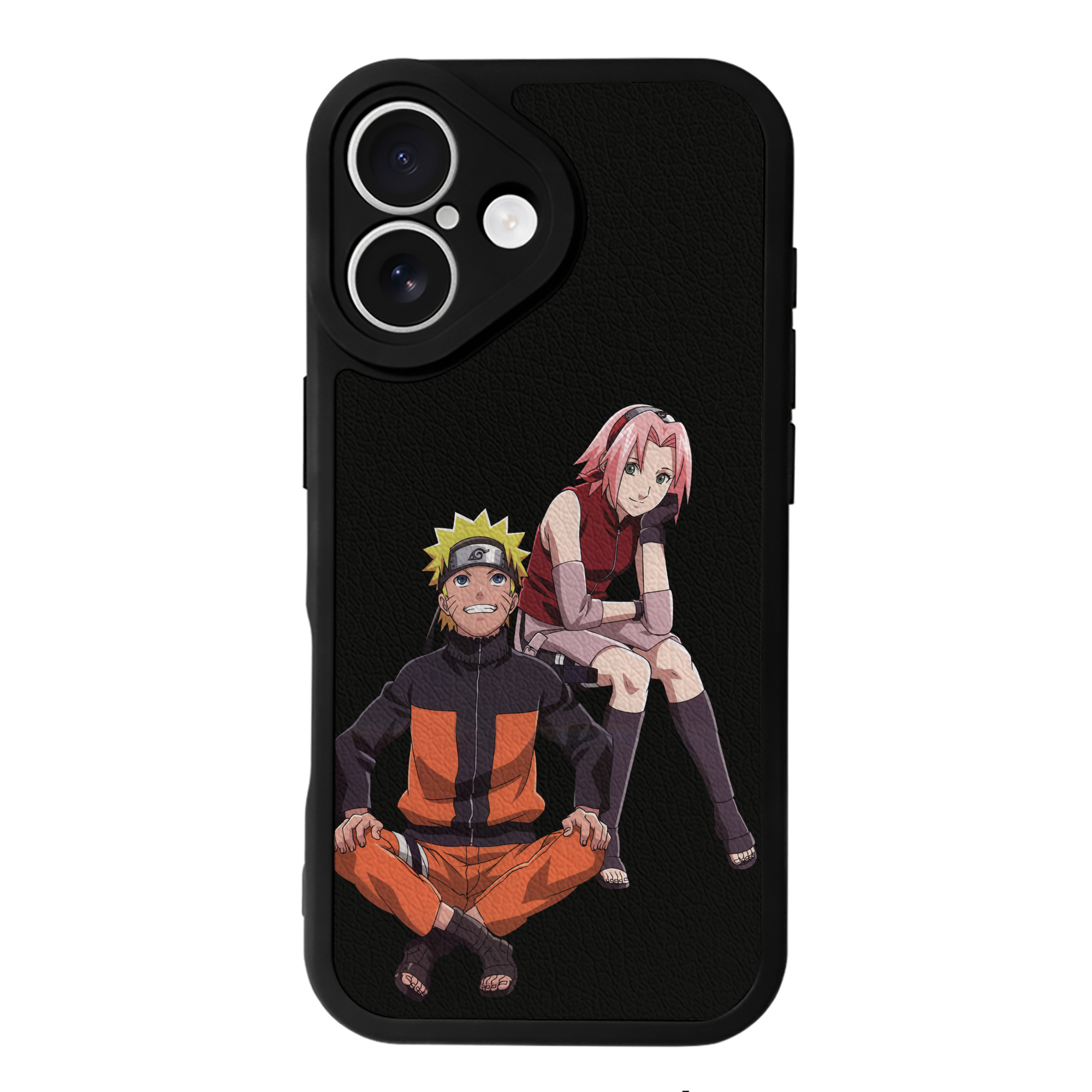 （画像用） NARUTO -ナルト- うずまき ナルト Uzumaki Naruto 【iPhone 16シリーズ対応】シリコンスマホケース（レザー調） 材質：シリコン